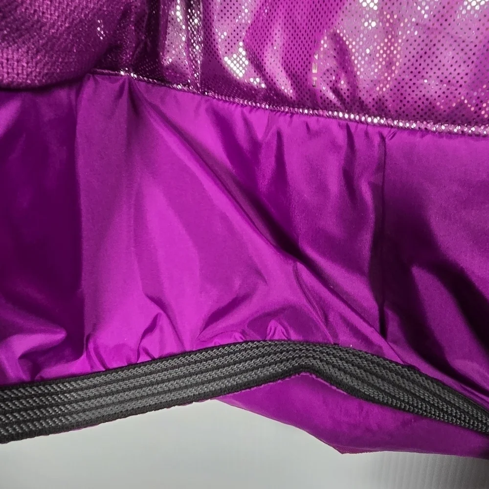 NWOT Columbia Girls Outgrown Omni-Tech Vibrant Purple Ski Jacket Winterwear XL